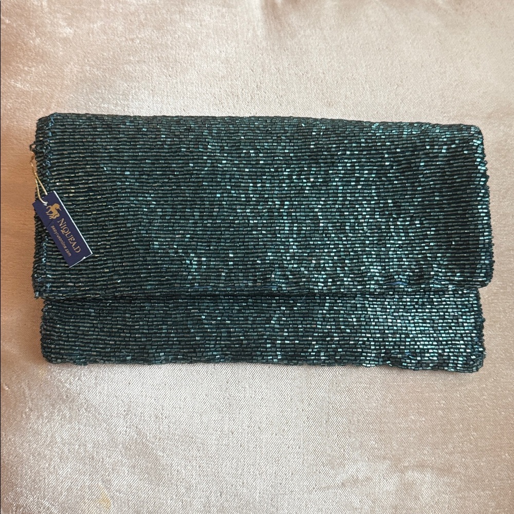NIQUEA.D beaded clutch real